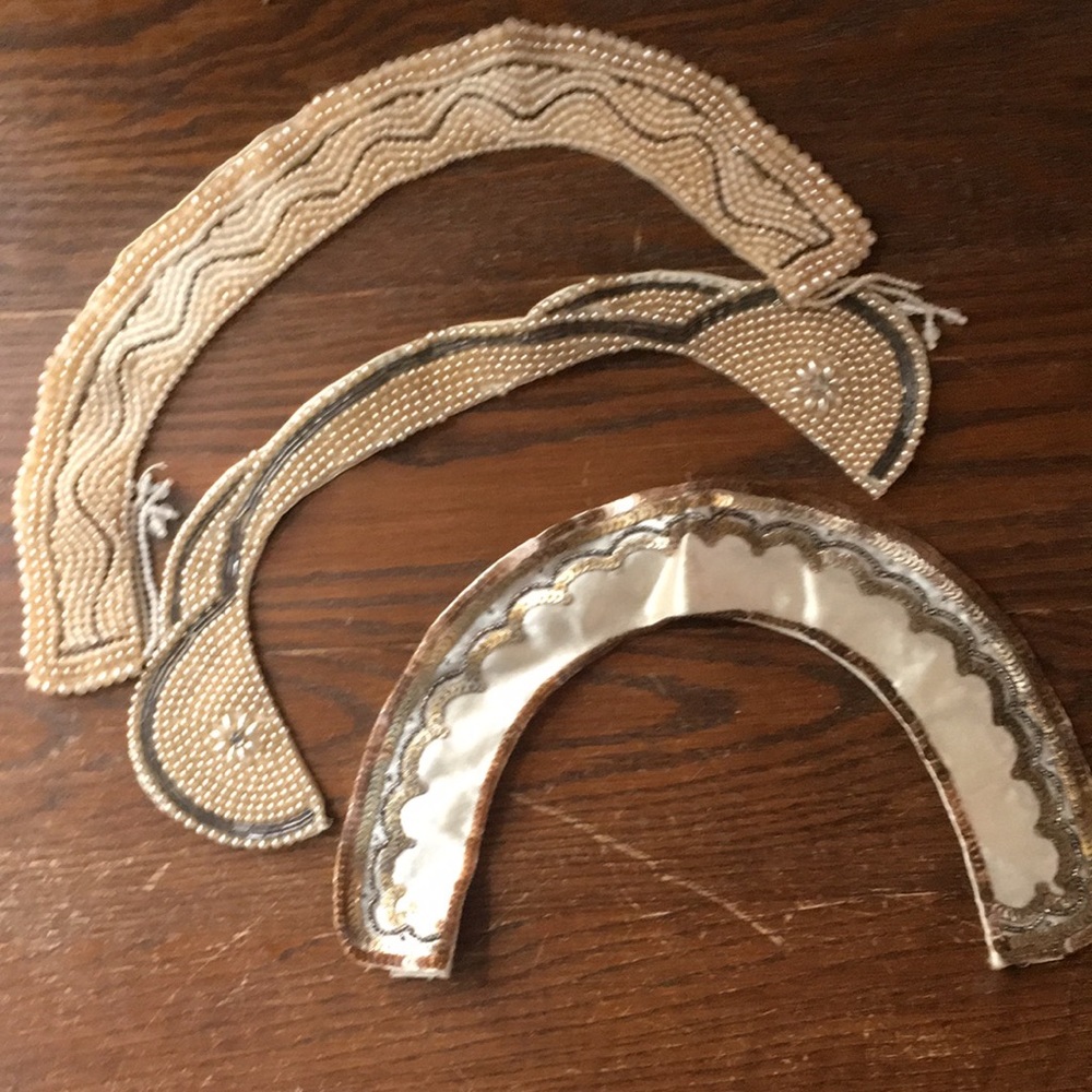 Vintage Peter Pan Beaded Collars